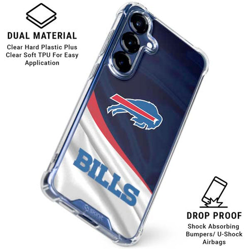NFL Buffalo Bills Galaxy S25 Clear Case